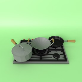 餐具模型 厨具 餐台