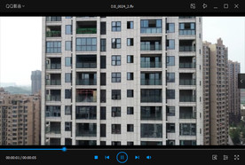 城市俯拍楼盘4k航拍高清视频