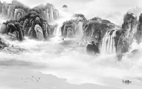 大卖高档意境山水 TIF分层