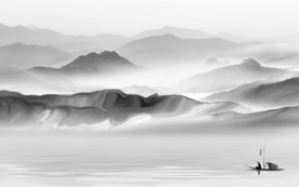 新中式新款意境山水 TIF分层