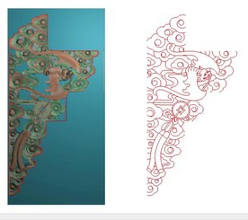 蝙蝠家具精雕图