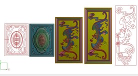 蝙蝠家具精雕图