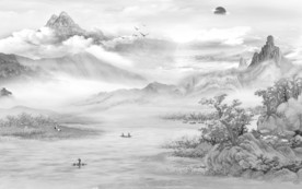 石纹 高档灰色山水 TIF分层