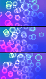 彩色气泡飞舞动态素材