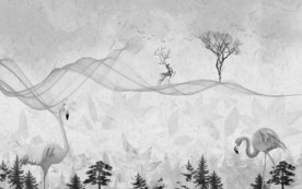 高清 灰色新装饰画 TIF分层