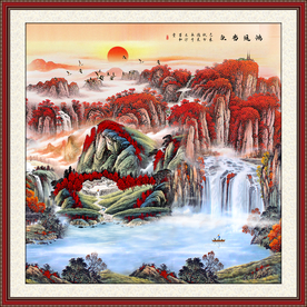 山水画国画山水画