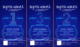 科技会议类倒计时海报