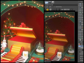 C4D节日元素海报