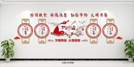 食堂文明用餐拒绝浪费