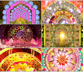 青春舞曲 伴奏舞台舞美背景视频