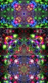 全彩水晶万花筒动感led视频