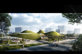 公园草包景观效果图