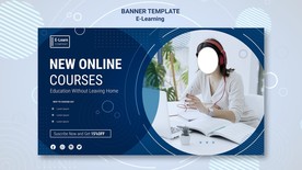 在线教育海报