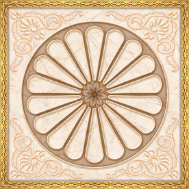 富贵吉祥欧式花纹大理石天顶吊顶