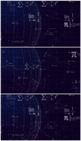 数学公式网课片头制作背景视频素