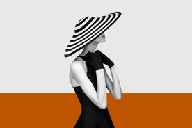 抽象人物背影玄关