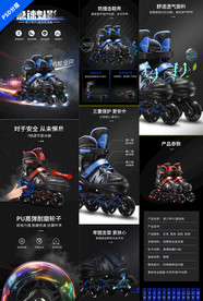 轮滑鞋详情页