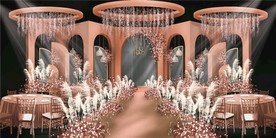 豪华婚礼舞台设计效果图