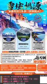 雪域西藏旅游海报图片