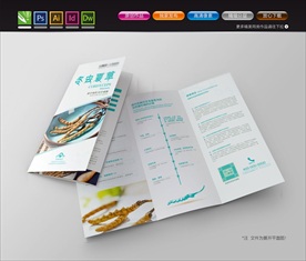 冬虫夏草三折页