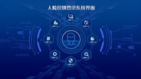 人脸识别系统登录界面