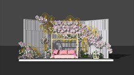 合影区网红拍照框网红美陈签到处