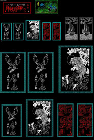 新中式装饰画CAD图库