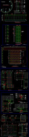 阳台幕墙节点CAD图纸