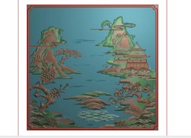 山水精雕图