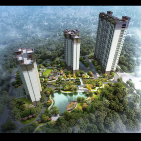 小区景观规划设计效果图