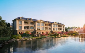 别墅景观设计效果图