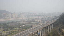 金沙江大桥航拍素材