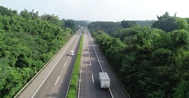 高速公路航拍视频素材