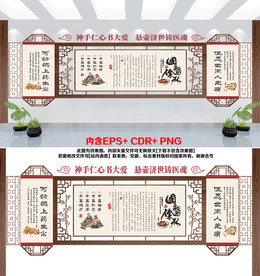 古方中药展示文化墙