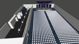 地产 发布会 活动场馆布置su