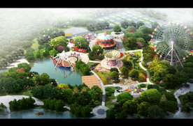 公园景观效果图