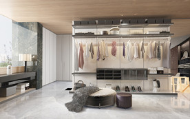 岩板瓷砖空间效果图 凯尔特灰