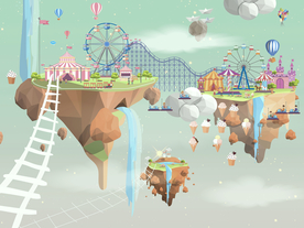 卡通儿童背景墙