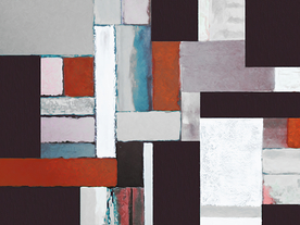 抽象几何装饰画