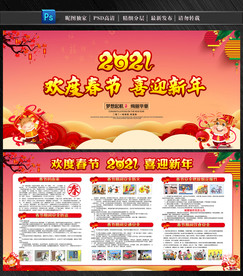 春节安全宣传栏