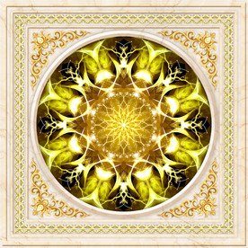 富贵吉祥欧式花纹大理石天顶吊顶