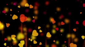 情人节梦幻浪漫唯美心形背景