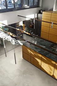 岩板瓷砖空间效果图 自然云影