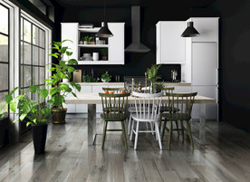 岩板瓷砖空间效果图 臻木