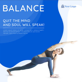 瑜伽海报图片