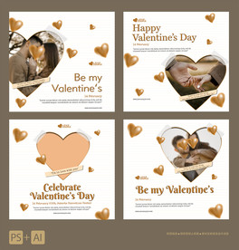 情人节海报婚礼海报邀请函PSD