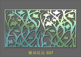 吊顶镂空 边框 雕刻 隔断中式