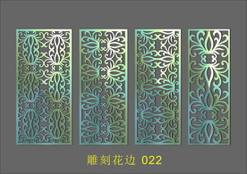 吊顶镂空 边框 雕刻 隔断