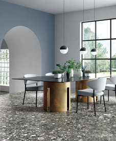 仿古砖瓷砖空间效果图