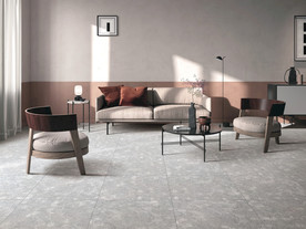 仿古砖瓷砖空间效果图